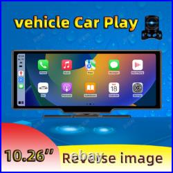 10.26 For Apple Carplay Android Auto Car Stereo Radio Bluetooth FM Rear Camera
