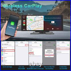 10.26 For Apple Carplay Android Auto Car Stereo Radio Bluetooth FM Rear Camera