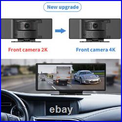 10.26in Car Cam Dash Camera Driving Recorder WiFi Bluetooth Carplay/Android Auto