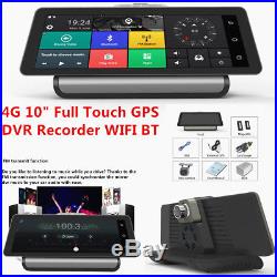 10-Inch WIFI Bluetooth FM ADAS Android 5.1 IPS 4G ADAS Dashboard Recorder GPS
