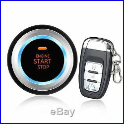 10 Part Upgraded Car Alarm System Keyless Entry Engine Start Push Button Starter