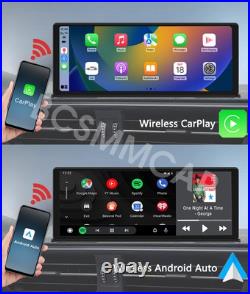 11.3in 5K Dash Cam Car Radio DVR Camera For Apple CarPlay FM Touch Screen BT AUX