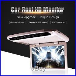 12.1 Inch Overhead Roof Monitor Car FM Video Player DVD System Remote Control