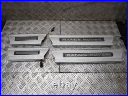 13-22 RANGE ROVER SPORT L494 SET OF 4 x ILLUMINATED DOOR SILL TRIM COVERS 6 MTH