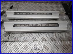 13-22 RANGE ROVER SPORT L494 SET OF 4 x ILLUMINATED DOOR SILL TRIM COVERS 6 MTH