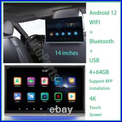 14'' Car Rear Headrest TV Monitor Bluetooth WIFI Rotatable Screen Player 4G+64GB 14'' Car Rear Headrest TV Monitor Bluetooth WIFI Rotatable Screen Player 4G+64GB