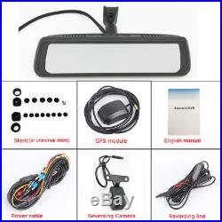 170° HD 4G Car DVR Dual Len Wifi Bluetooth Night Vision GPS Tracker MP3 Player