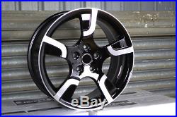 18 inch MOD JAERO 5x120 BLACK 5 stud BMW Acura alloy wheels