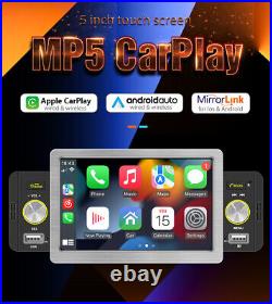 1Din Car Radio Wireless Carplay Android Auto 5 Inch Touch Screen BT FM Head Unit 1Din Car Radio Wireless Carplay Android Auto 5 Inch Touch Screen BT FM Head Unit