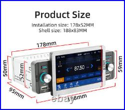 1Din Car Radio Wireless Carplay Android Auto 5 Inch Touch Screen BT FM Head Unit 1Din Car Radio Wireless Carplay Android Auto 5 Inch Touch Screen BT FM Head Unit