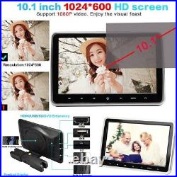 1× 10.1 Ultra Thin Portable Digital HD TFT LCD Headrest DVD Player Wide Screen