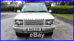 2001 Range Rover P38 2.5 Dhse Vogue Auto Gold Full M. O. T S/history Superb Drive
