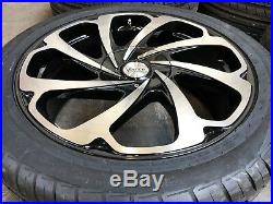 20 Arrow Black/machined Alloy Wheels+tyres To Fit Range Rover End Of Line