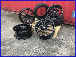 20 Rs6 Spyder Style Alloy Wheels +tyres Vw Transporter T5 T6 T28 T32 Load Rated