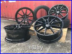 20 Rs6 Spyder Style Alloy Wheels +tyres Vw Transporter T5 T6 T28 T32 Load Rated