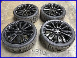 22 Alloy Wheels Riviera RV124 BMW X5 98-04 Range Rover Vogue Black USED