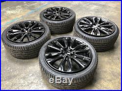 22 Alloy Wheels Riviera RV124 BMW X5 98-04 Range Rover Vogue Black USED
