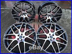 22 New Dtm Black Polished Alloy Wheels + Tyres Bentley Merc ML Gl R Class Glc