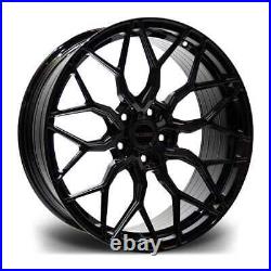 22reviera r108 alloy wheels black glos range rover sport discovery vogue + tyre