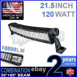 24v 20 120w Curved LED Light Bar Combo IP68 Driving Light HGV Truck