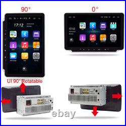 2Din 10.1in Rotation Touch Screen Android 9.1 Car Stereo Radio GPS WIFI WithCamera
