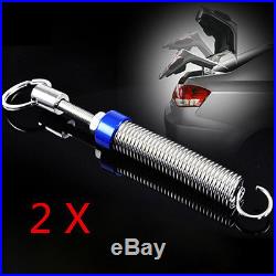 2PCS Adjustable Automatic Car Trunk Boot Lid Lifting Spring Remote Opening Blue