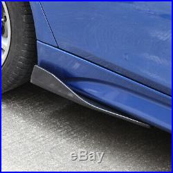 2Pc 48cm Car Bumper Spoiler Rear Lip Angle Splitter Diffuser Anti-crash modified
