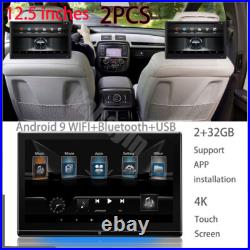 2X 12.5 Android 9.0 Car Headrest Screen Monitor WIFI 1080P Bluetooth Dual HDMI
