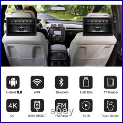 2X 12.5 Android 9.0 Car Headrest Screen Monitor WIFI 1080P Bluetooth Dual HDMI
