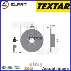 2X BRAKE DISC FOR LAND ROVER RANGE/II/Mk/SUV DISCOVERY 25 6T 2.5L 6cyl42/35D