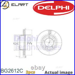 2X BRAKE DISC FOR LAND ROVER RANGE/II/Mk/SUV DISCOVERY DEFENDER/Station/Wagon/Up