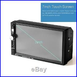 2-Din7''HD Touch Screen Bluetooth Car Radio Stereo Head Unit MP5/MP3 /USB/AUX/FM