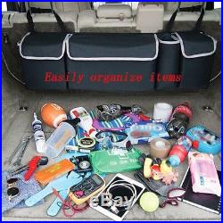 2in1 Car Trunk Accessories Multi-use Organizer Backseat Storage Bag Oxford Cloth