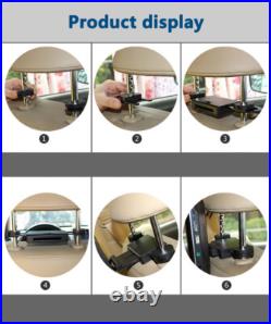 2pcs 12.5 Android 9.0 Car Headrest Screen Monitor 4K WIFI Bluetooth Dual HDMI