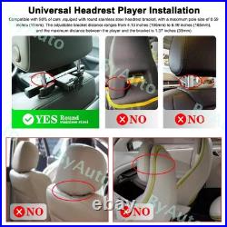 2x10.1 1080P Headrest GPS 2+32G Player Car Back Seat Entertainment Monitor Kit