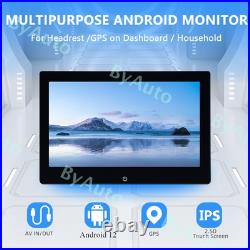 2x10.1 1080P Headrest GPS 2+32G Player Car Back Seat Entertainment Monitor Kit