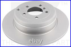2x Brake Discs Pair Solid fits RANGE ROVER Mk2 P38A 3.9 Rear 94 to 02 354mm Set