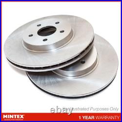 2x Brake Discs Vented For Land Rover Range Rover Sport L494 2.0 4x4 Mintex Front