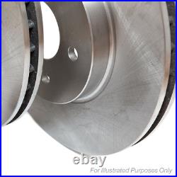 2x Brake Discs Vented For Land Rover Range Rover Sport L494 2.0 4x4 Mintex Front