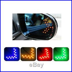 2x Car Side Rear View Mirror 14-SMD LED Lamp Turn Signal Light Accessories Kit
