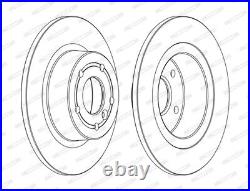 2x New Brake Disc For Land Rover Discovery II L318 15 P 10 P 35 D 56 D 94 D