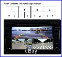 360° Full Parking View With Front/Rear/Right/Left 4 Cameras DVR&Video Monitoring