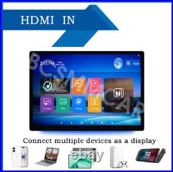 360° Rotatable Car Monitor Headrest Player 4K HD Androind 14 Video WIFI BT TV