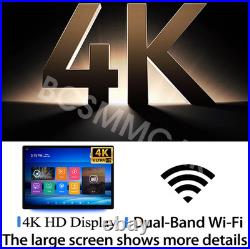 360° Rotatable Car Monitor Headrest Player 4K HD Androind 14 Video WIFI BT TV