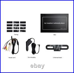 360° Rotatable Car Monitor Headrest Player 4K HD Androind 14 Video WIFI BT TV