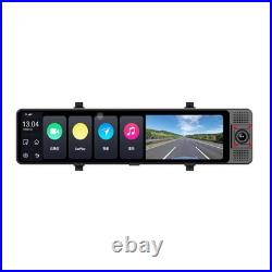 3 Lens Car DVR Camera GPS Android Car Rearview Mirror Camera Dash Cam WIFI 4+64G