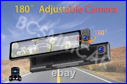 3 Lens Car DVR Camera GPS Android Car Rearview Mirror Camera Dash Cam WIFI 4+64G