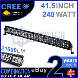 40 240w Cree LED Light Bar Combo IP68 XBD Driving Light Alloy Off Road 4WD Boat