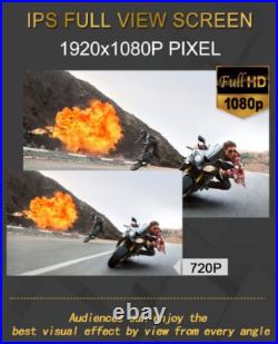 4G+64GB 14'' Car Rear Headrest TV Monitor Bluetooth WIFI Rotatable Screen Player