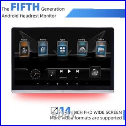 4G+64GB 14'' Car Rear Headrest TV Monitor Bluetooth WIFI Rotatable Screen Player 4G+64GB 14'' Car Rear Headrest TV Monitor Bluetooth WIFI Rotatable Screen Player
